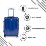 HEYS Xtrak Hard Cabin Cobalt Luggage Trolley