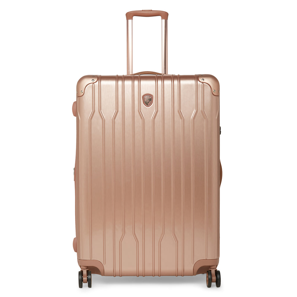 HEYS Xtrak Hard Large Rose Gold Luggage Trolley