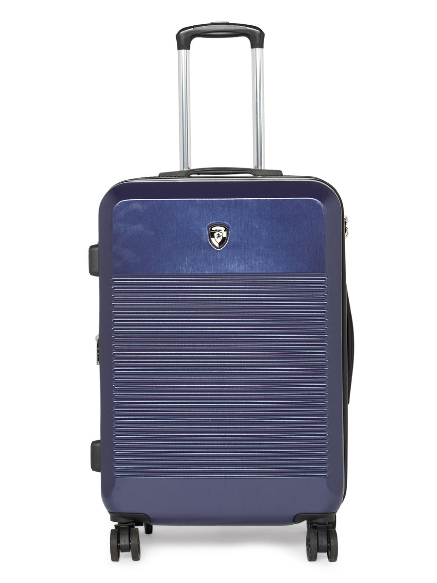 HEYS Terra-Lite Hard Medium Navy Luggage Trolley