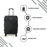 HEYS Charge-A-Weigh Hard Medium Charcoal Luggage Trolley