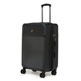 HEYS Charge-A-Weigh Hard Medium Charcoal Luggage Trolley