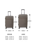 HEYS CHARGE-A-WEIGH Range Taupe Color Hard Luggage