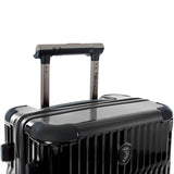 Heys TEKNO Black Color Polycarbonate Material Hard Trolley