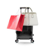 Heys TEKNO Black Color Polycarbonate Material Hard Trolley