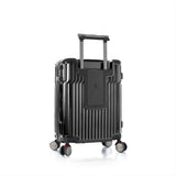 Heys TEKNO Black Color Polycarbonate Material Hard Trolley