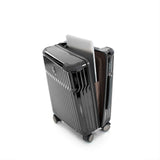 Heys TEKNO Black Color Polycarbonate Material Hard Trolley