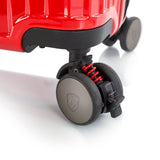 Heys TEKNO Red Color Polycarbonate Material Hard Trolley