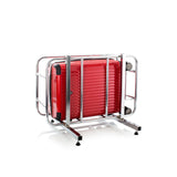 Heys TEKNO Red Color Polycarbonate Material Hard Trolley