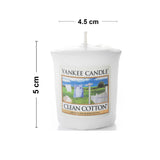 Yankee Candle Classic Votive Clean Cotton Scented Candles