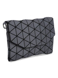 BAOMI Geometric Bucket Range Silver Color Soft One Size Handbag
