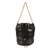 BAOMI Geometric Bucket Soft Grey Handbag