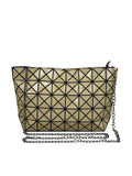 BAOMI Geometric Bucket Soft Gold Sling Bag