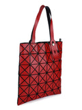 BAOMI Geometric Bucket Range Red Color Soft One Size Handbag