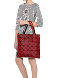BAOMI Geometric Bucket Range Red Color Soft One Size Handbag