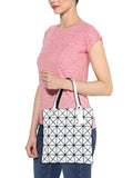 BAOMI Geometric Bucket Range White Color Soft One Size Handbag