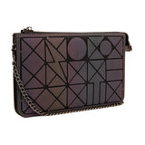 BAOMI Geometric Range Purple Color Soft One Size Clutch