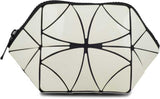 BAOMI Geometric Cosmetic Pouch Range White Color Soft One Size Handbag