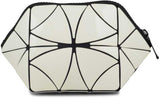 BAOMI Geometric Cosmetic Pouch Range White Color Soft One Size Handbag