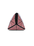 BAOMI Geometric Cosmetic Pouch Range Pink Color Soft One Size Handbag