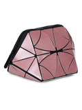 BAOMI Geometric Cosmetic Pouch Range Pink Color Soft One Size Handbag