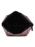 BAOMI Geometric Cosmetic Pouch Range Pink Color Soft One Size Handbag
