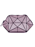 BAOMI Geometric Cosmetic Pouch Range Rose Gold Color Soft One Size Handbag