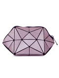 BAOMI Geometric Cosmetic Pouch Range Rose Gold Color Soft One Size Handbag