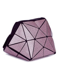 BAOMI Geometric Cosmetic Pouch Range Rose Gold Color Soft One Size Handbag