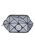 BAOMI Geometric Cosmetic Pouch Range Grey Color Soft One Size Handbag