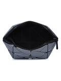 BAOMI Geometric Cosmetic Pouch Soft Grey Handbag
