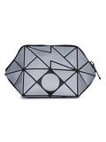 BAOMI Geometric Cosmetic Pouch Range Grey Color Soft One Size Handbag