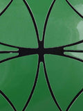 BAOMI Geometric Cosmetic Pouch Soft Green Handbag