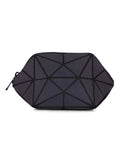 BAOMI Geometric Cosmetic Pouch Range Grey Color Soft One Size Pouch