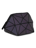 BAOMI Geometric Cosmetic Pouch Range Grey Color Soft One Size Pouch