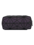 BAOMI Geometric Cosmetic Pouch Box Soft Grey Pouch