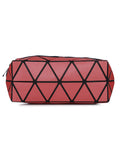 BAOMI Geometric Cosmetic Pouch Box Range Pink Color Soft One Size Pouch