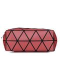 BAOMI Geometric Cosmetic Pouch Box Soft Pink Pouch