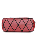 BAOMI Geometric Cosmetic Pouch Box Soft Pink Pouch
