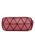 BAOMI Geometric Cosmetic Pouch Box Soft Pink Pouch