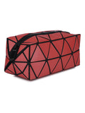 BAOMI Geometric Cosmetic Pouch Box Soft Pink Pouch