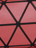 BAOMI Geometric Cosmetic Pouch Box Soft Pink Pouch