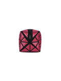 BAOMI Geometric Cosmetic Pouch Box Range Red Color Soft One Size Pouch