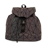 BAOMI Geometric Soft Grey Backpack