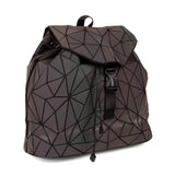 BAOMI Geometric Soft Grey Backpack