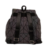 BAOMI Geometric Soft Grey Backpack