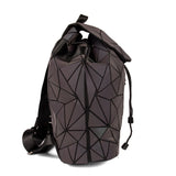 BAOMI Geometric Soft Grey Backpack
