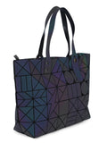 BAOMI Geometric Range Grey Color Soft One Size Handbag