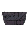 BAOMI Geometric Multipurpose Pouch Soft Grey Sling Bag