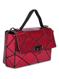 BAOMI Geometric Sling Bag Range Red Color Soft One Size Sling Bag