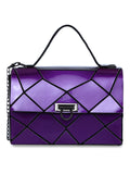 BAOMI Geometric Sling Bag Range Purple Color Soft One Size Sling Bag